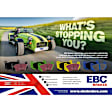 DP41707R Rear Yellowstuff Street and Track Aramid Fiber Brake Pad Set
