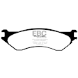 DP41729R Rear Yellowstuff Street and Track Aramid Fiber Brake Pad Set