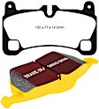 DP41836R Rear Yellowstuff Street and Track Aramid Fiber Brake Pad Set