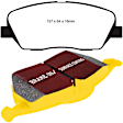 DP41844R Front Yellowstuff Street and Track Aramid Fiber Brake Pad Set