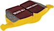 DP41860R Front Yellowstuff Street and Track Aramid Fiber Brake Pad Set