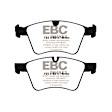 DP41860R Front Yellowstuff Street and Track Aramid Fiber Brake Pad Set