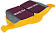 2014 Ford F-150 - Rear Aramid Fiber Brake Pad Set, FMSI Pad No. D1602; Vented; 7 Bolt Holes; 348mm Dia.; 80mm Height; 25mm Thick; 90mm Center Hole Dia.; 6 Lug Wheel, Yellowstuff Street and Track