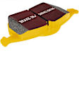 DP41922R Front Yellowstuff Street and Track Aramid Fiber Brake Pad Set