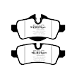 DP41931R Rear Yellowstuff Street and Track Aramid Fiber Brake Pad Set