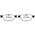DP41994R Front Yellowstuff Street and Track Aramid Fiber Brake Pad Set