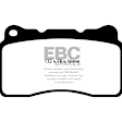 DP42093R Front Yellowstuff Street and Track Aramid Fiber Brake Pad Set