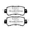 DP42135R Rear Yellowstuff Street and Track Aramid Fiber Brake Pad Set