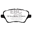 2014 Ford Fiesta - Front Aramid Fiber Brake Pad Set, enginevinname: X, Turbocharged, Yellowstuff Street and Track