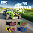 2014 Ford Fiesta - Front Aramid Fiber Brake Pad Set, enginevinname: X, Turbocharged, Yellowstuff Street and Track