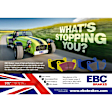 2014 Ford Fiesta - Front Aramid Fiber Brake Pad Set, enginevinname: X, Turbocharged, Yellowstuff Street and Track