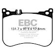 DP42178R Front Yellowstuff Street and Track Aramid Fiber Brake Pad Set