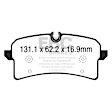 DP42204R Rear Yellowstuff Street and Track Aramid Fiber Brake Pad Set