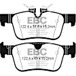 DP42306R Rear Yellowstuff Street and Track Aramid Fiber Brake Pad Set