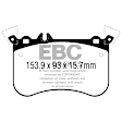 DP42311R Front Yellowstuff Street and Track Aramid Fiber Brake Pad Set