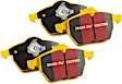 2018 Nissan Murano - Front Aramid Fiber Brake Pad Set, 3.5L 6Cyl, FMSI Pad No. D1649, Yellowstuff Street and Track