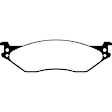 DP43038R Yellowstuff Street and Track Aramid Fiber Brake Pad Set