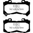 DP43044R Front Yellowstuff Street and Track Aramid Fiber Brake Pad Set