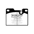 DP4346R Rear Yellowstuff Street and Track Aramid Fiber Brake Pad Set