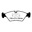 DP4414R Front Yellowstuff Street and Track Aramid Fiber Brake Pad Set