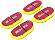 DP4528R Rear Yellowstuff Street and Track Aramid Fiber Brake Pad Set
