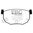 DP4528R Rear Yellowstuff Street and Track Aramid Fiber Brake Pad Set