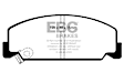 DP4911R Front Yellowstuff Street and Track Aramid Fiber Brake Pad Set