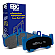 2010 Porsche 911 - Front Aramid Fiber Brake Pad Set, 3.8L 6Cyl, FMSI Pad No. D991, 350mm Dia., 69.4mm Height, 33.8mm Thick, 98.1mm Center Hole Dia., Cast Iron Rotor Only, Bluestuff NDX Aramid Fiber Full Race