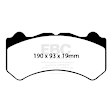 DP51983NDX Front Bluestuff NDX Super Street, Trackday And More Aramid Fiber Aramid Fiber Brake Pad Set