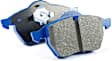 1996 Acura RL - Rear Aramid Fiber Brake Pad Set, FMSI Pad No. D536; Solid; 5 Bolt Holes; 282mm Dia.; 59mm Height; 9mm Thick; 64.2mm Center Hole Dia., Bluestuff NDX Aramid Fiber Full Race