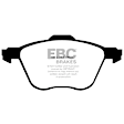 DP61413 Front Greenstuff Elite 6000 Aramid Fiber Truck and SUV Aramid Fiber Brake Pad Set