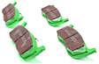 DP61601 Rear Greenstuff Elite 6000 Aramid Fiber Truck and SUV Aramid Fiber Brake Pad Set