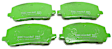 DP61634 Front Greenstuff Elite 6000 Aramid Fiber Truck and SUV Aramid Fiber Brake Pad Set