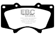 DP61657 Front Greenstuff Elite 6000 Aramid Fiber Truck and SUV Aramid Fiber Brake Pad Set