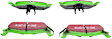 DP61697 Rear Greenstuff Elite 6000 Aramid Fiber Truck and SUV Aramid Fiber Brake Pad Set
