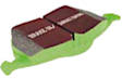 DP61761/2 Front Greenstuff Elite 6000 Aramid Fiber Truck and SUV Aramid Fiber Brake Pad Set