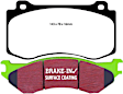 DP61764 Front Greenstuff Elite 6000 Aramid Fiber Truck and SUV Aramid Fiber Brake Pad Set