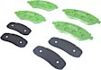 DP61778 Rear Greenstuff Elite 6000 Aramid Fiber Truck and SUV Aramid Fiber Brake Pad Set