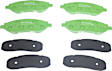 DP61778 Rear Greenstuff Elite 6000 Aramid Fiber Truck and SUV Aramid Fiber Brake Pad Set