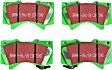 DP61815 Front Greenstuff Elite 6000 Aramid Fiber Truck and SUV Aramid Fiber Brake Pad Set