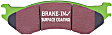 DP61824 Rear Greenstuff Elite 6000 Aramid Fiber Truck and SUV Aramid Fiber Brake Pad Set