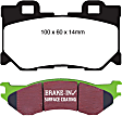 DP61824 Rear Greenstuff Elite 6000 Aramid Fiber Truck and SUV Aramid Fiber Brake Pad Set