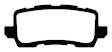 DP63008 Front Greenstuff Elite 6000 Aramid Fiber Truck and SUV Aramid Fiber Brake Pad Set