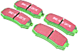 DP6993 Rear Greenstuff Elite 6000 Aramid Fiber Truck and SUV Aramid Fiber Brake Pad Set