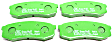 DP6993 Rear Greenstuff Elite 6000 Aramid Fiber Truck and SUV Aramid Fiber Brake Pad Set
