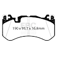 DP81939RP1 Front Brake Pad Set