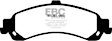 ED91635 Rear Extra Duty ED Truck/SUV Aramid Fiber Ceramic Brake Pad Set