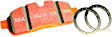 ED91876 Rear Extra Duty ED Truck/SUV Aramid Fiber Ceramic Brake Pad Set