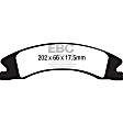 ED91885 Front Extra Duty ED Truck/SUV Aramid Fiber Ceramic Brake Pad Set
