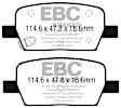 ED91888 Front Orangestuff 9000 Aramid Fiber Race Aramid Fiber Ceramic Brake Pad Set